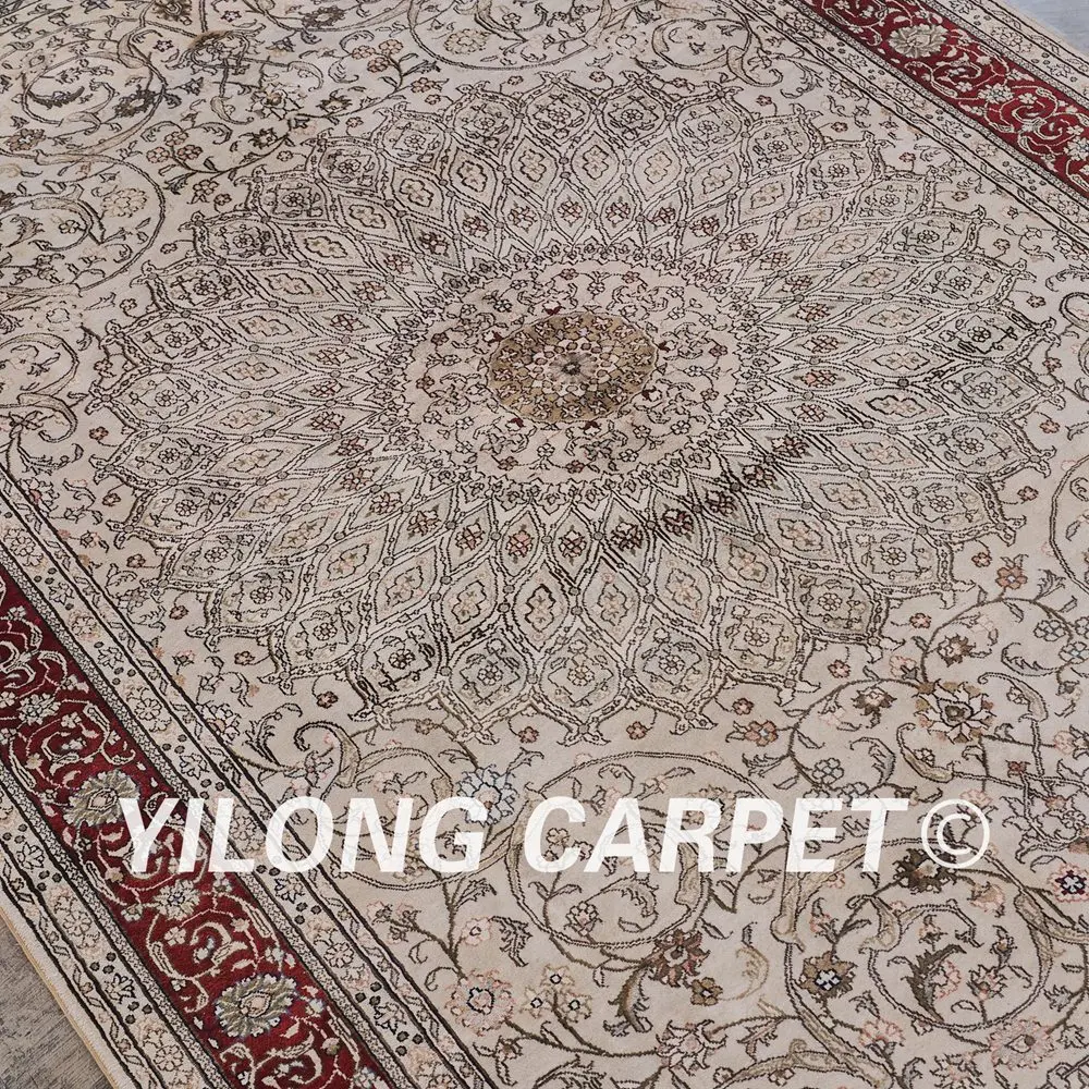 YILONG 5 'x 8' clsaaical персидский шелковый ковер с узором для гостиной изысканный
