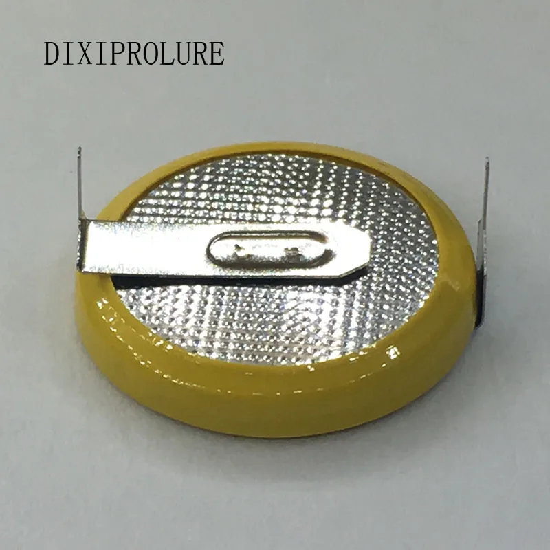 5PCS/LOT LIR2032 2032 3.6V button battery rechargeable lithium with soldering feet | Электроника