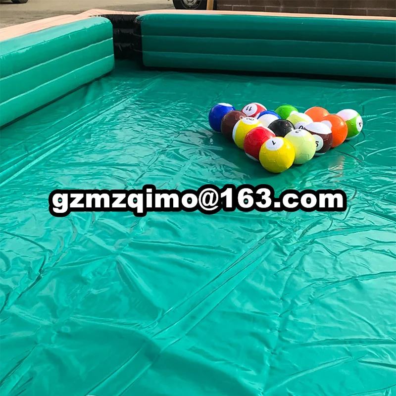 Гигантский надувной футбольный мяч в игре Snookball большой бильярдный (воздушный