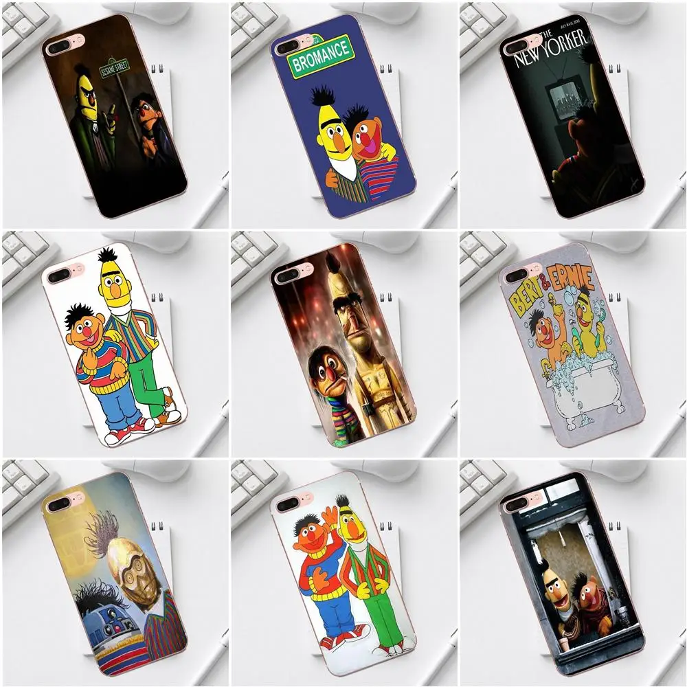 Qdowpz Высокое качество много цветов Берт Эрни для Galaxy Alpha Core Prime Note 4 5 8 S3 S4 S5 S6 S7 S8 S9 mini