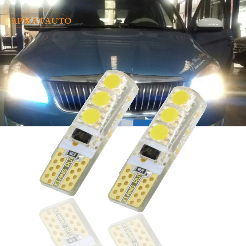 2 x Автомобильный Стайлинг T10 W5W 194 168 12 В светодиодный габаритный фонарь источник