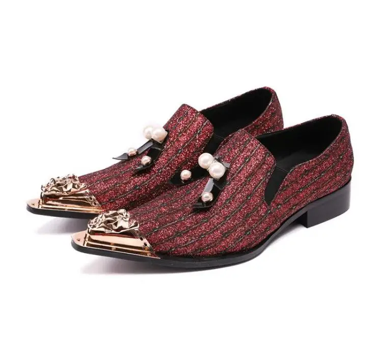 Мужские классические свадебные туфли красные оксфорды из натуральной кожи с