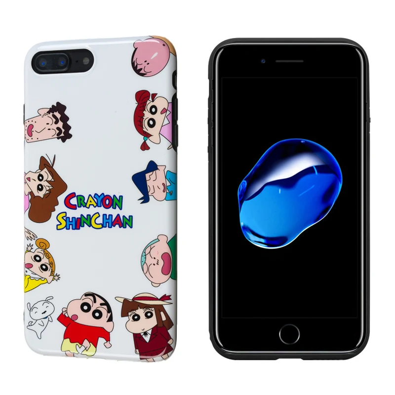 Роскошный бренд глянцевый мягкий силиконовый чехол для iPhone 7 8 Plus XR X XS Max 6 S милый
