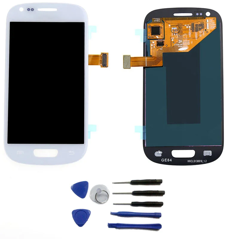 ЖК-дисплей с сенсорным экраном и дигитайзером в сборе для Samsung Galaxy S3 Mini I8190 +