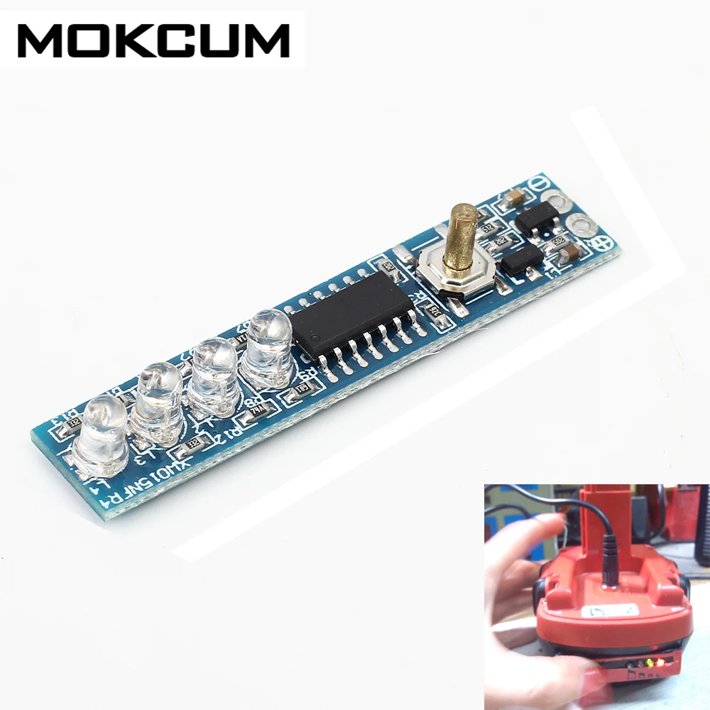 3 серийный индикатор емкости литиевой батареи светодиодный дисплей для шт.