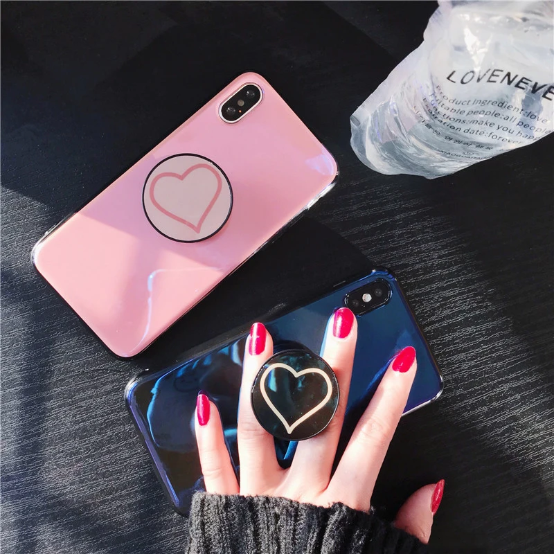 Чехол для мобильного телефона GlamPhoneCase Laser Love Heart iphone 7 plus Simle Face мягкий чехол 6 S 8 Plus X
