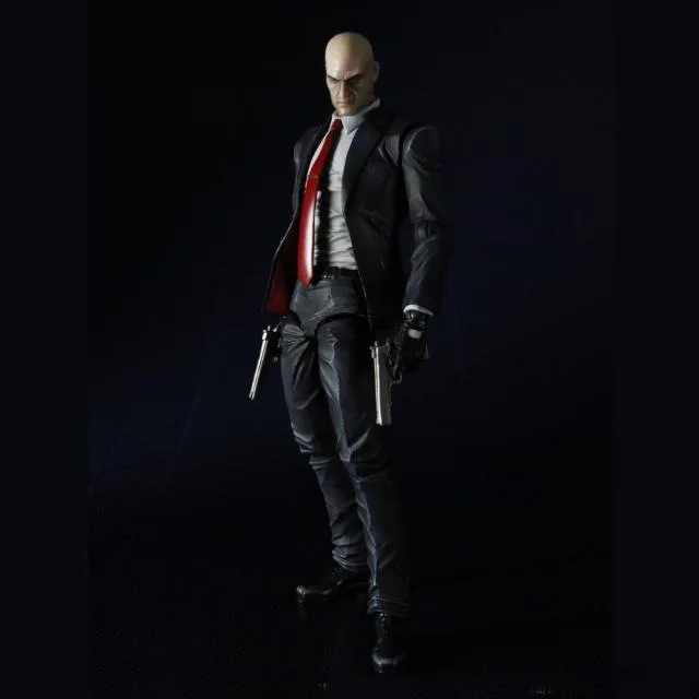 Новинка 23 см Hitman Codename Killer 47 игры Искусство игры ПВХ экшн фигурная Смола Коллекция Модель игрушки подарки