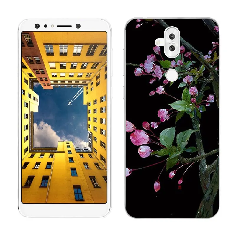 04 Для Asus Zenfone 5 Lite ZC600KL 6," чехлы для мобильного телефона из мягкого силикона с Чехлы бобы Окрашенные чехол для Asus ZF5Q X017D задняя крышка Капа - Цвет: 04