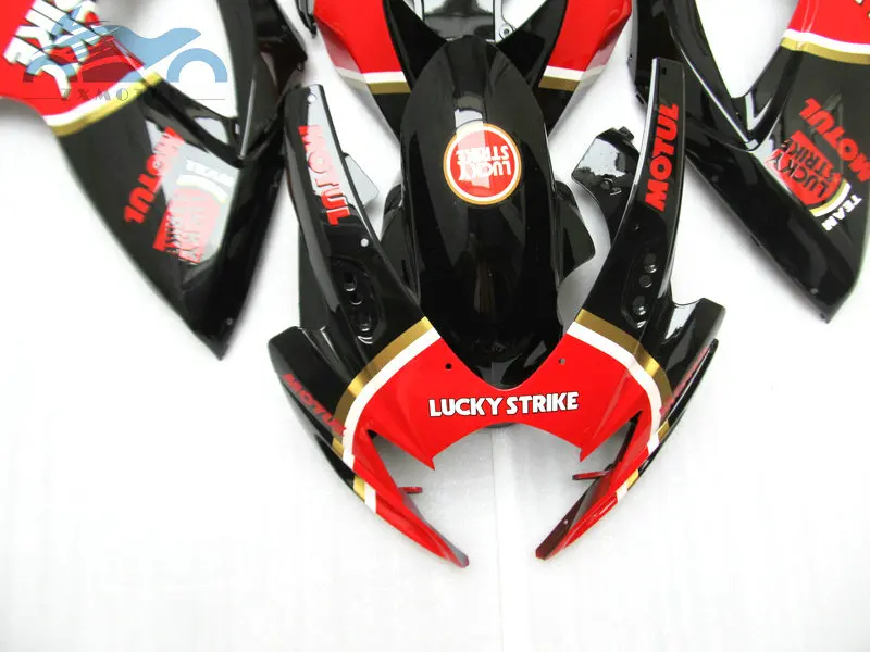 Инъекции комплект обтекателей для SUZUKI K6 GSXR600 750 2006 2007 антиблокировочная система, мотоциклетные обтекатели комплект GSXR750 GSXR 600 06 07 Черный Лаки Страйк