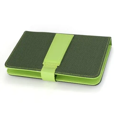 Зеленый чехол Keybaord подставка для 7 дюймов Micro USB Tablet MID|cover stand|keybaord casestand for |