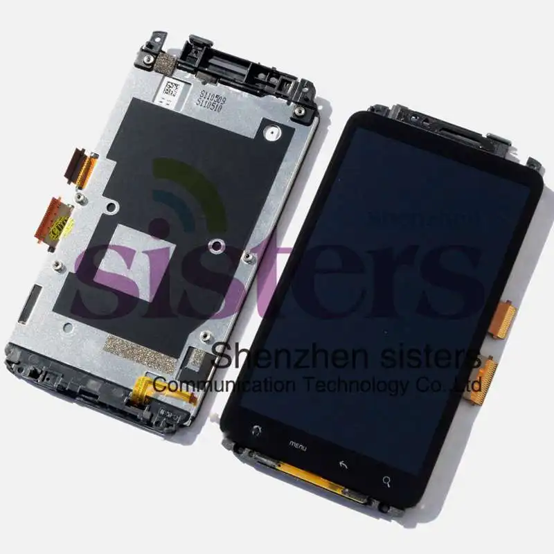 

Высококачественная Передняя панель ЖК Сенсорное Стекло Объектив экран дигитайзер в сборе с рамкой для HTC Thunderbolt 4G, Бесплатная доставка