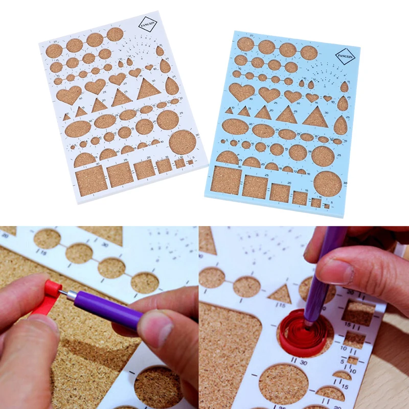 1 шт. шаблон Quiliing Corkboard инструмент для квиллинга прокрутка бумаги филигрань