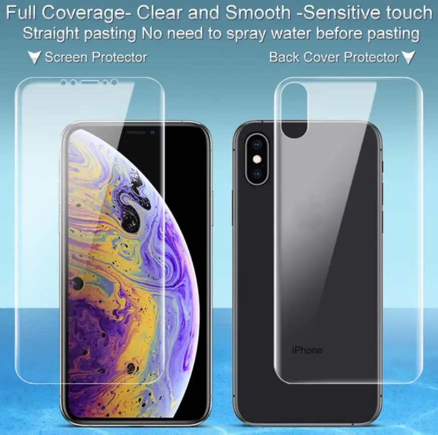 Гидрогелевая пленка Imak III 3 для Iphone X XS 5 8 дюйма XR MAX защитная IMAK с полным покрытием