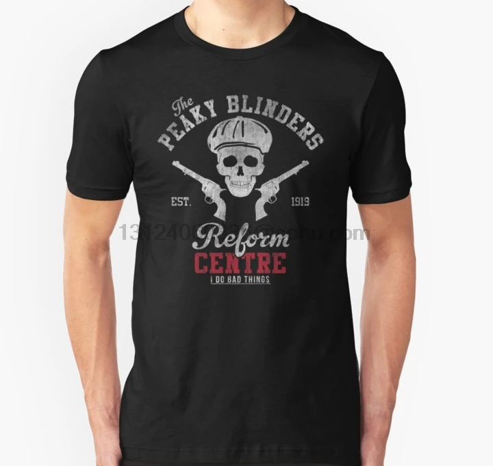 Мужская футболка с коротким рукавом The Peaky Blinders reformation центр круглым вырезом