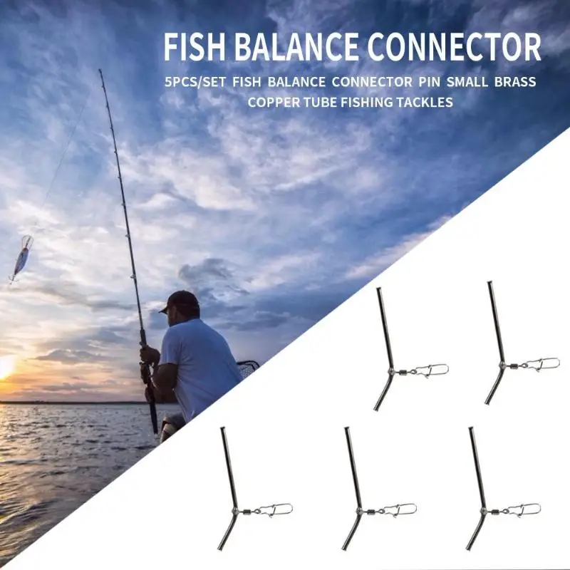 5 шт./компл. баланса рыб контактный разъем маленький латунная медная труба для