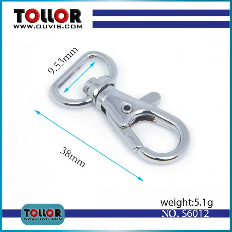 

High Quality Swivel Dog Buckle Handbag hardware Metal Clasp For bag Trigger Snap Hook Buckle Luggage DIY Accessories