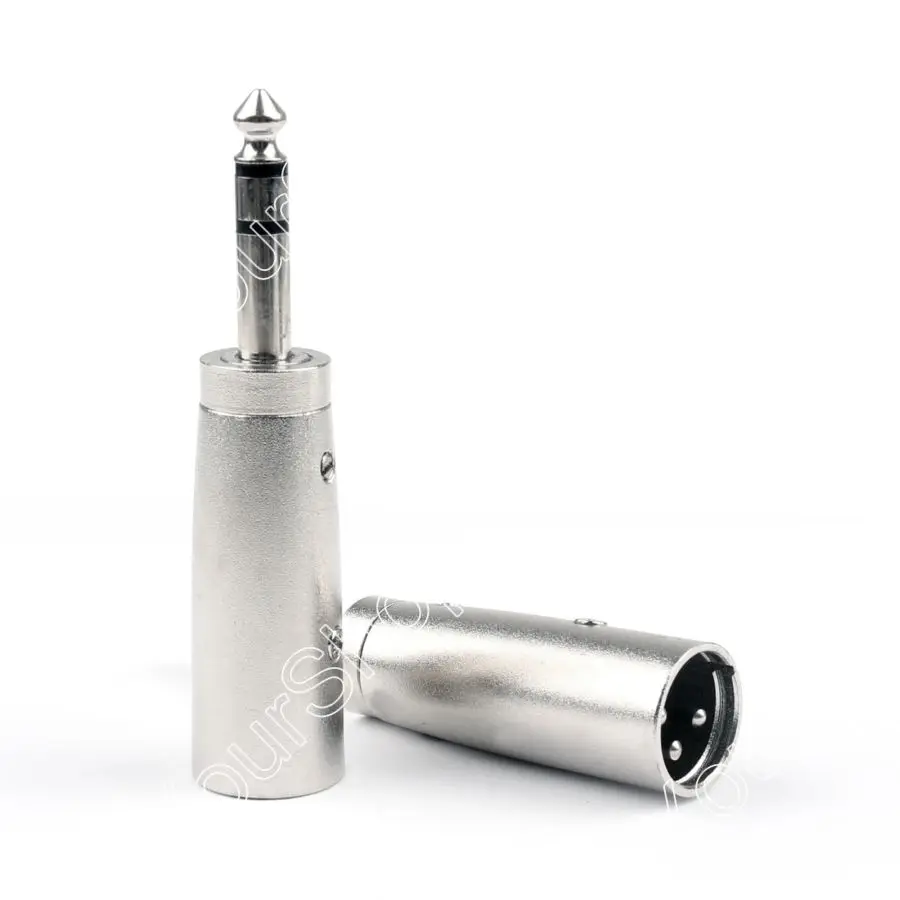 Areyourstore распродажа 2/10 шт 3 контактный XLR штекер 1/4 &quot6 35 мм стерео для микрофона TRS