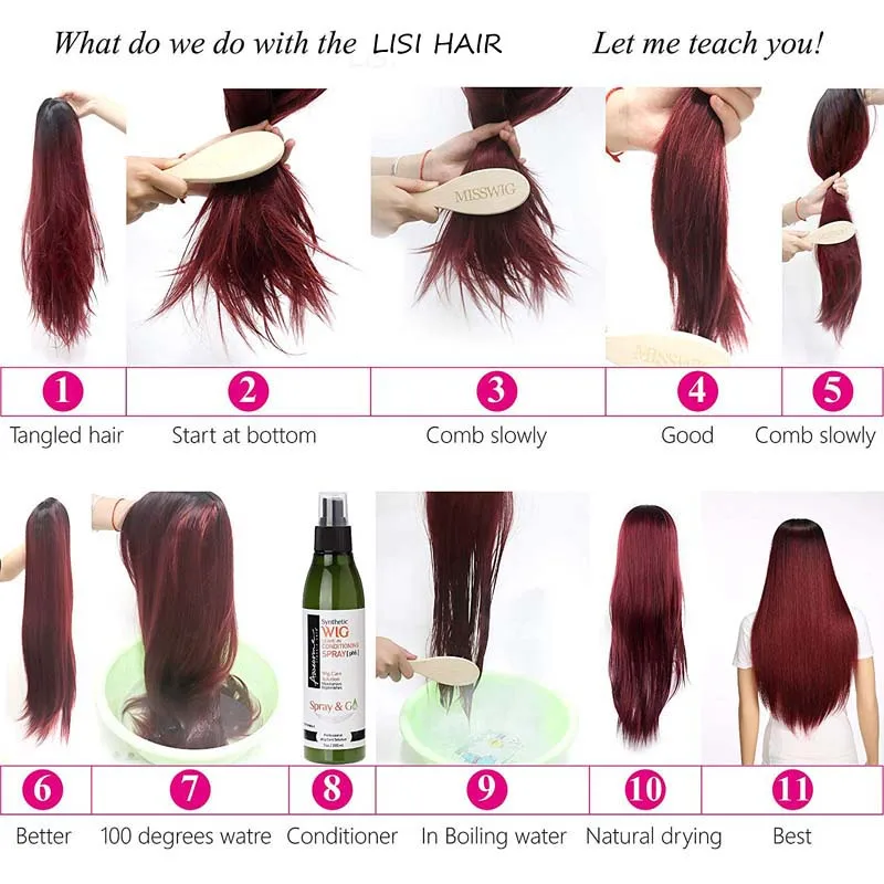 LISI HAIR 2" Высокая температура волокна челка парик Волнистые длинные волосы парики синтетические парики для женщин темно-коричневый смешанный блонд