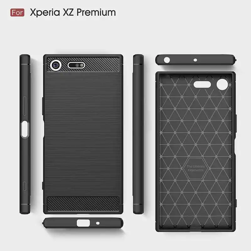 

Mokoemi Fashion Shock Proof Soft Silicone 5.46"For Sony Xperia XZ Premium Case For Sony Xperia XZ Premium Cell Phone Case Cover
