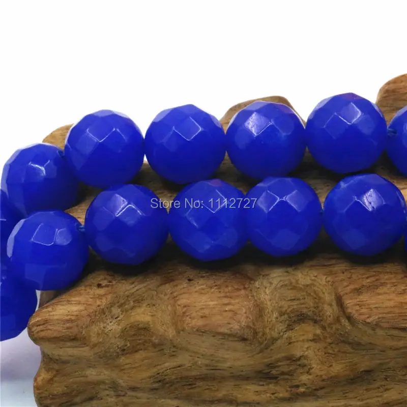 

12mm Accessories Dark Blue Lapis Lazuli Crafts Loose Beads Diy Semi Finished Stones Faceted Jewelry Making Design Christmas Gift