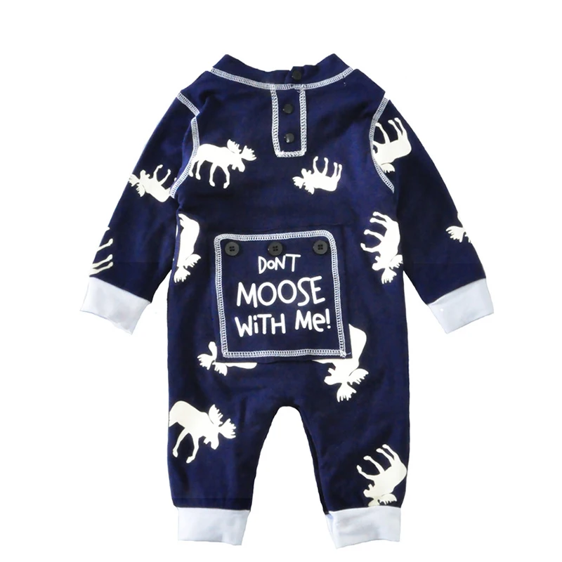 Комбинезон детский с длинным рукавом и надписью Северный олень | Мать ребенок