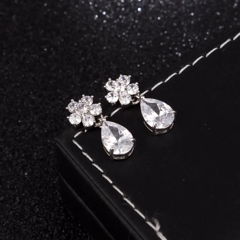 2019 Wedding necklace earrings sets hot bridal jewelry trendy new design fashion accessory anniversary for girls | Украшения и