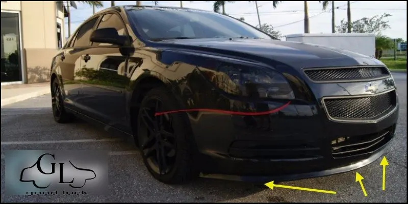 Для бампера Chevrolet Malibu губы/автомобильный магазин губ спойлер Автомобильная