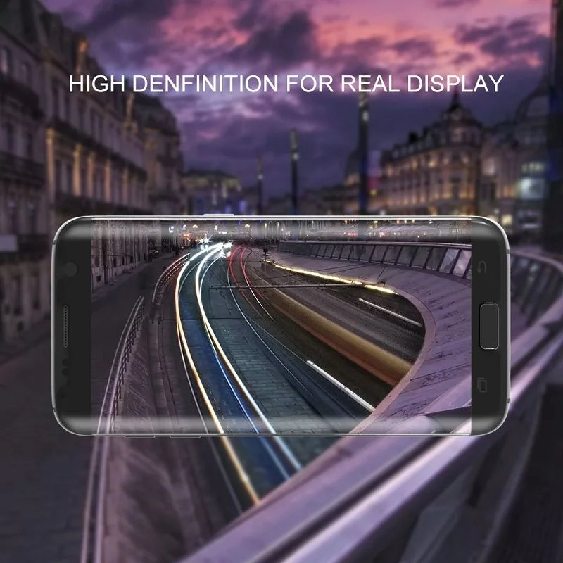 3D полное покрытие круглая изогнутая поверхность для Samsung Galaxy S7 Edge Защитная пленка
