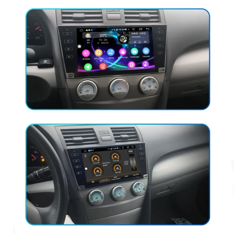 Автомагнитола 2 Din 9 дюймов Android для Toyota Camry Aurion 2007 2011 GPS-навигация мультимедийный