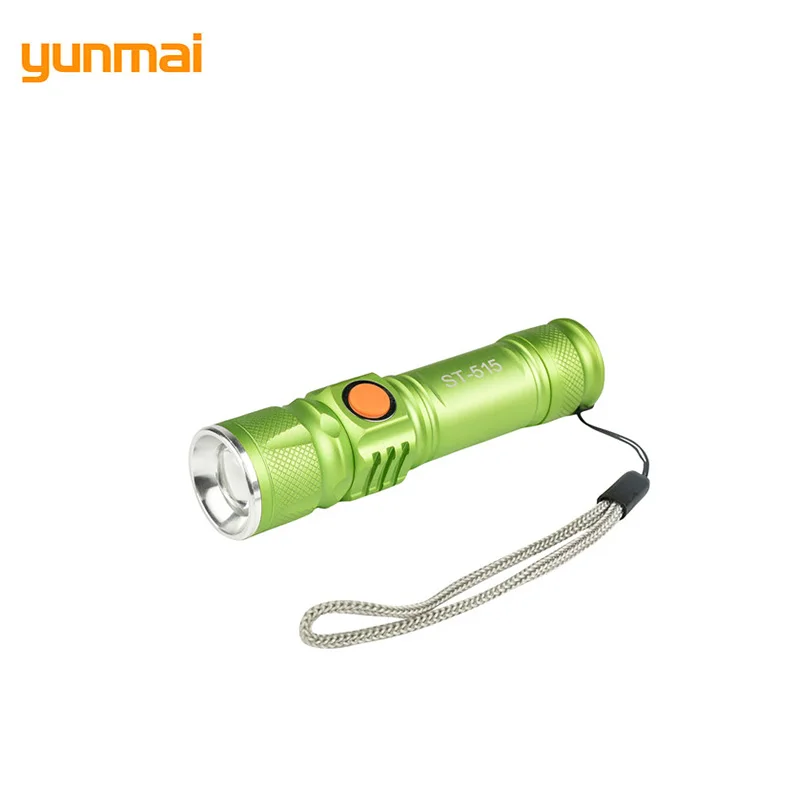 Перезаряжаемый USB фонарик yunmai с регулируемым лучом переносной стробоскоп