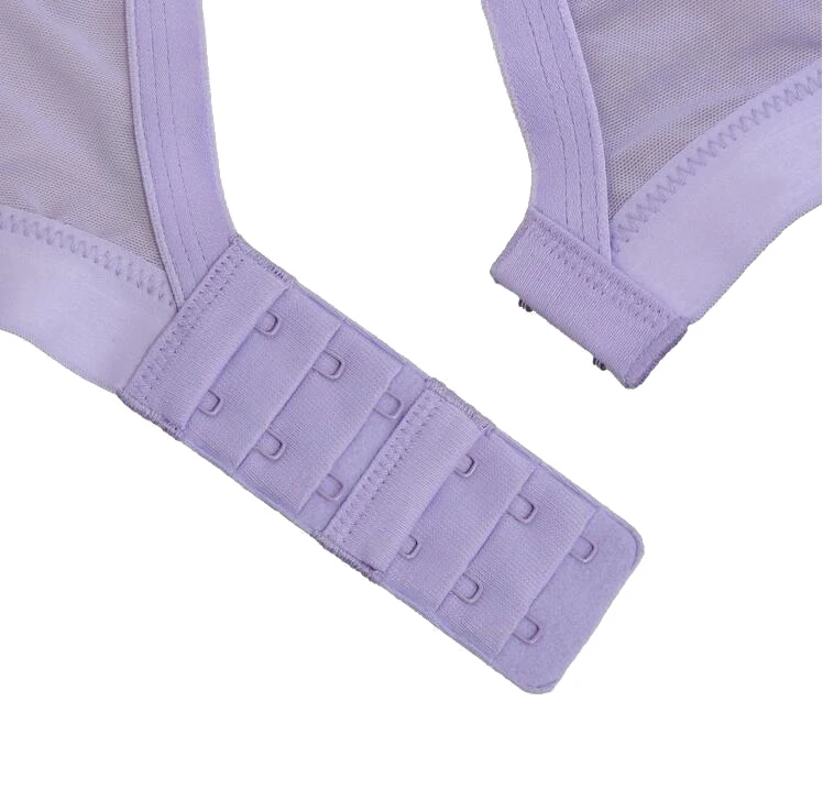 

Breathable Women's Full Coverage Supportive Plus Size Underwear Non Padded Wireless Bra 32 34 36 38 40 42 44 C D DD E F