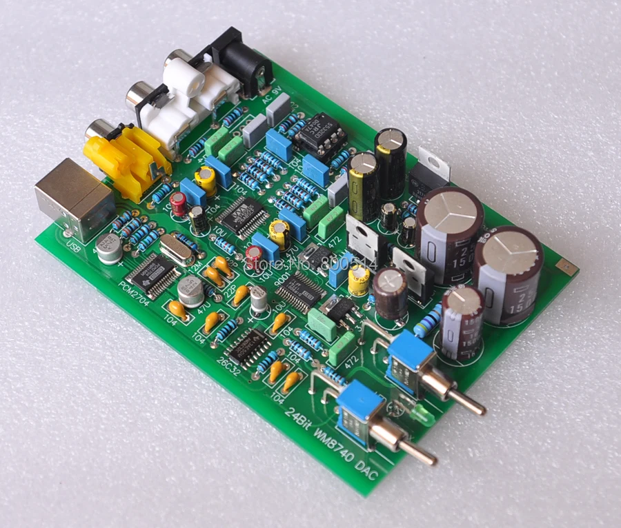Собранная WM8740 + DIR9001 DAC Стандартная плата (поддержка USB коаксиальный)|board board|board