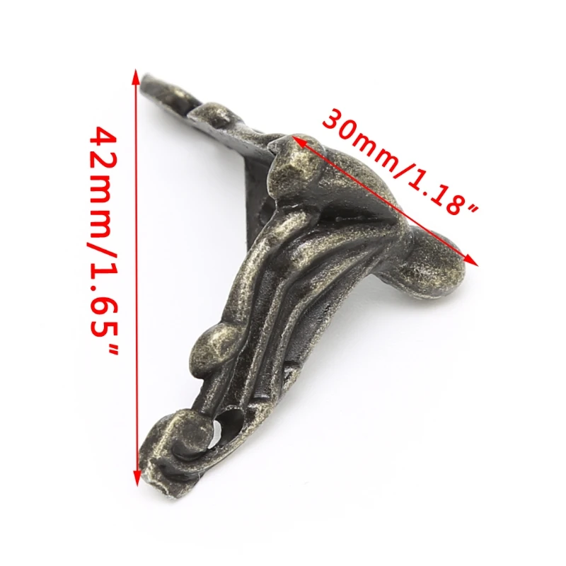 8 шт. декоративная Античная бронзовая бижутерия Подарочная коробка деревянный