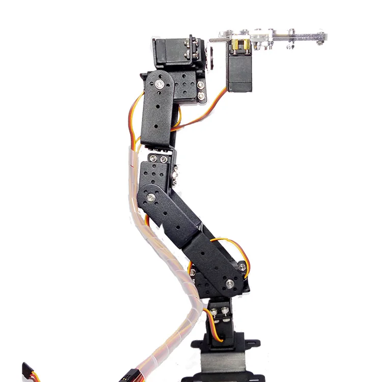 

Official smarian 6 DOF Robot Arm +Mechanical Claw+6PCS High torque servos +stainless steel base,Rectangle Chassis, Free shipping