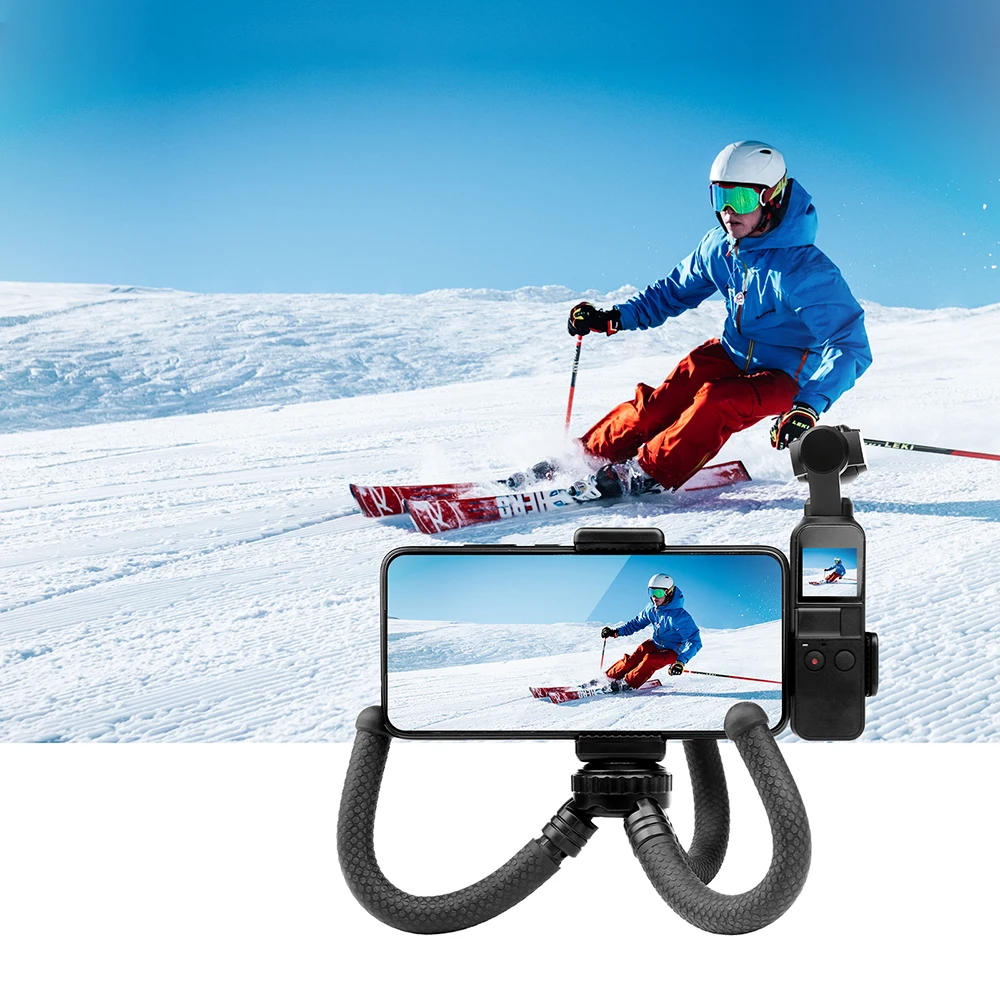 Гибкий штатив Осьминог для DJI Osmo Pocket Gimbal Стабилизатор камеры|Аксессуары систем