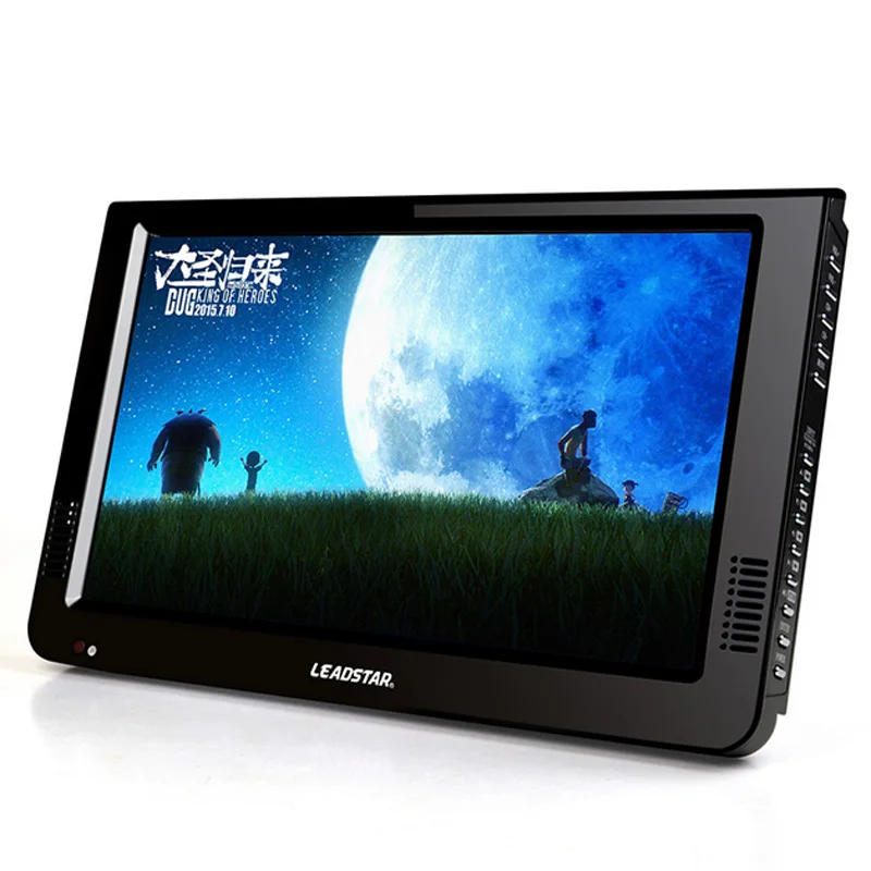 Портативный ТВ LEADSTAR HD 10 дюймовый цифровой и аналоговый СВЕТОДИОДНЫЙ экран