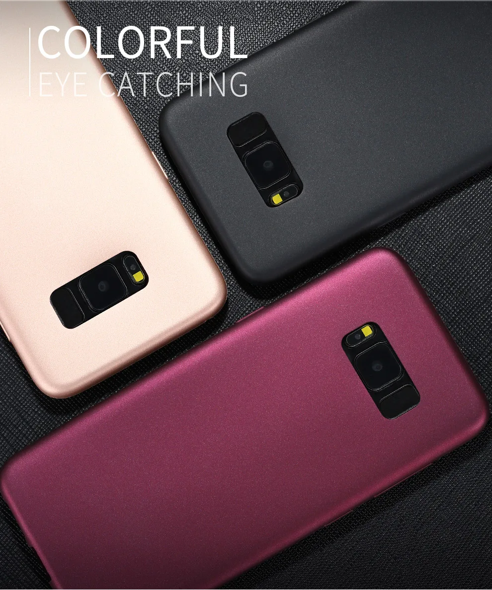 X-Level Silky TPU Phone Case For Samsung Galaxy S8 Plus Ultra Thin Protective Back Soft Cover |