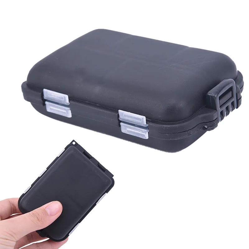 1pc Fishing Lure Compartments Storage Case Box Plastic Fish Spoon Hook Bait Tackle Pesca Isca Fishhook | Спорт и развлечения