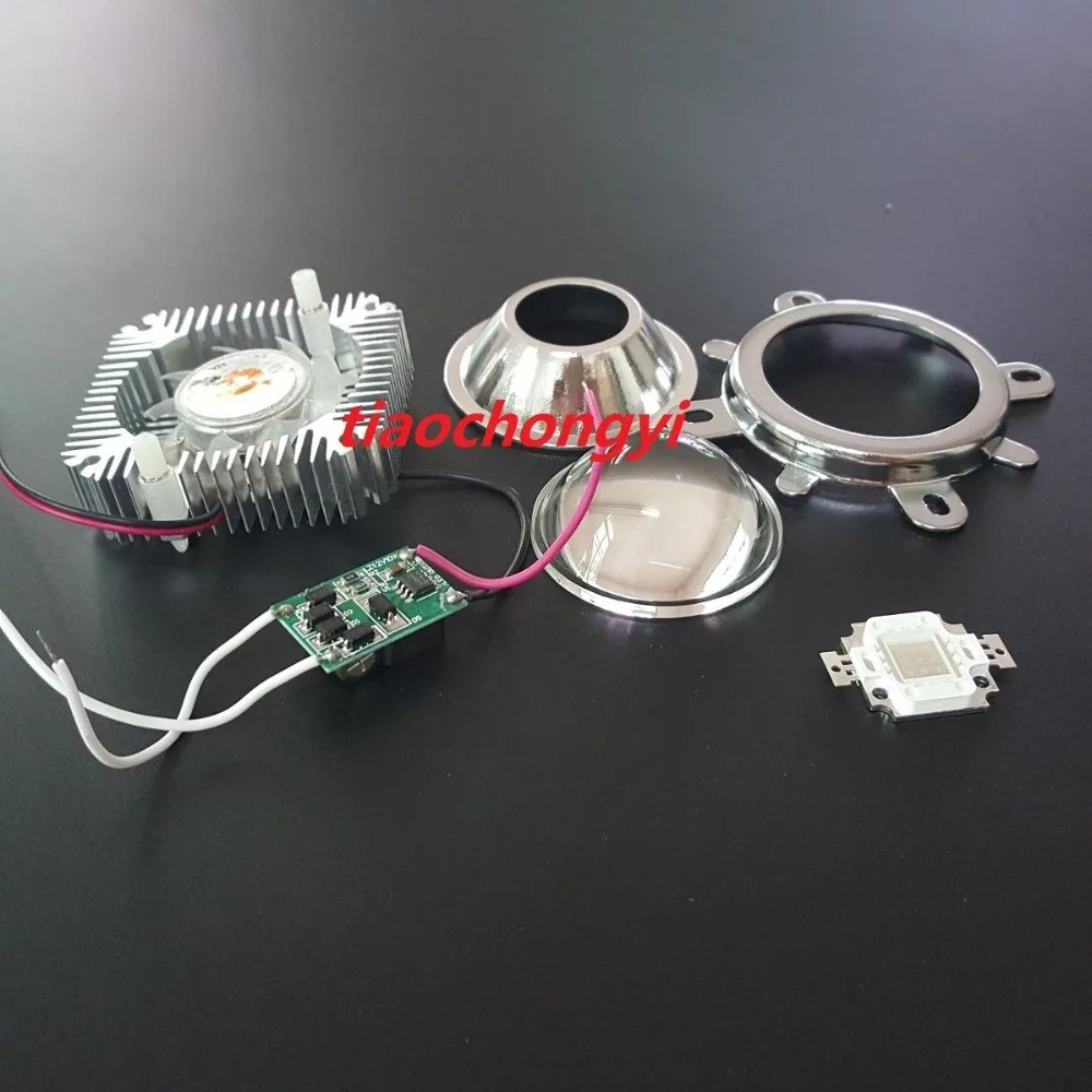 Светодисветодиодный высокой мощности 10 Вт королевский синий 440-450 нм драйвер