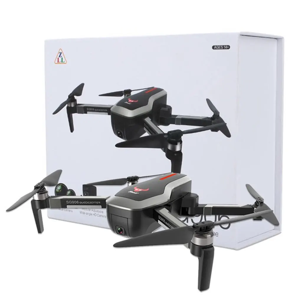 Зеленый Дрон SG906 gps 5G wifi FPV 4K HD камера Дрон бесщеточный селфи складной Радиоуправляемый Дрон дроны вертолет сумка подарок Квадрокоптер - Цвет: Зеленый