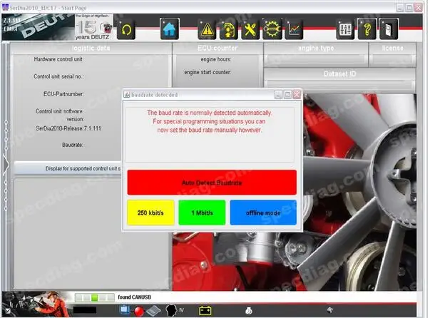 Deutz SerDia 2010 [2020] + usb dongle |