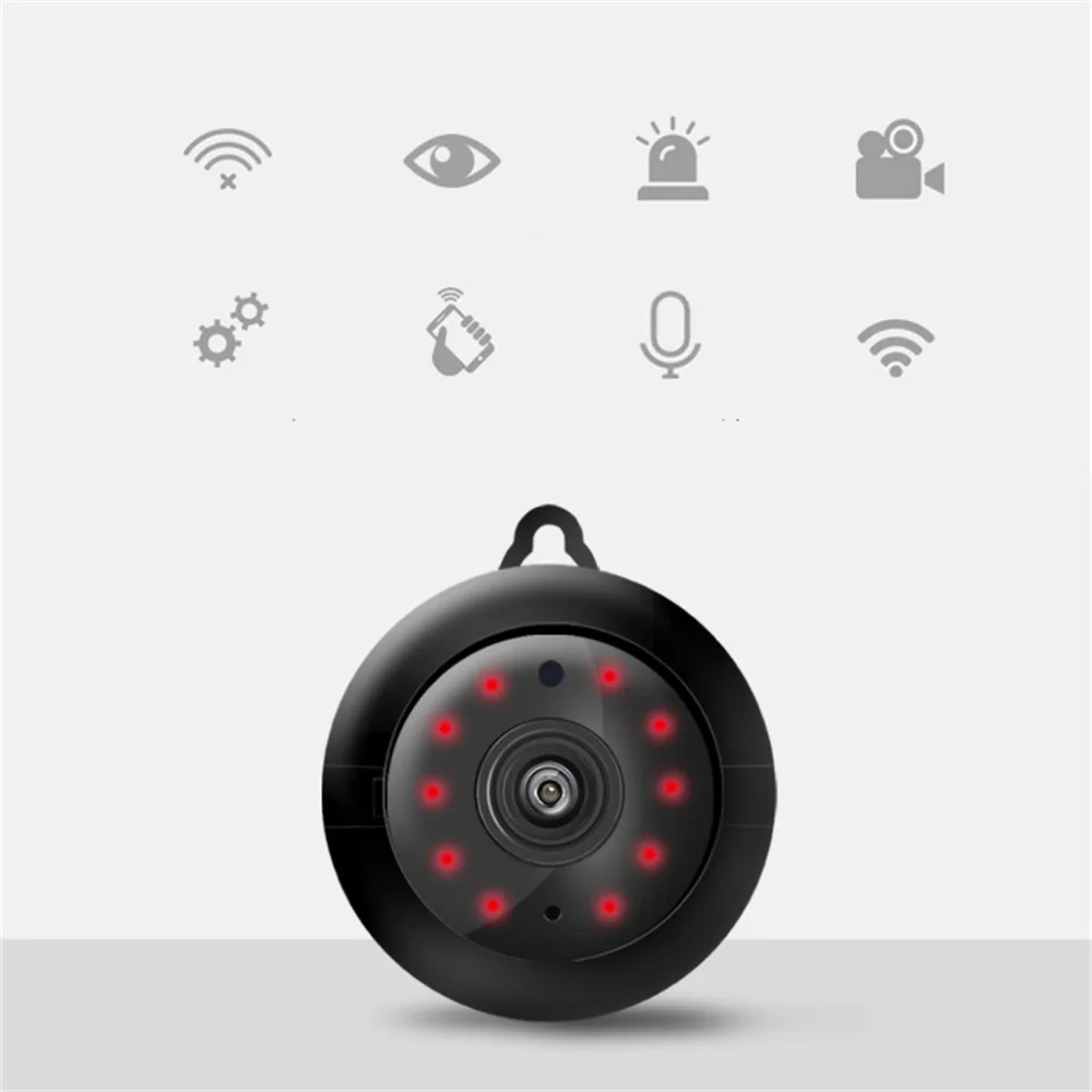 Мини wifi/IP камера Беспроводной Wi-Fi HD 720P Скрытая домашняя Камера Безопасности ИК ночного видения мини камера 40AP22