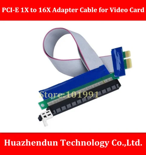 Новое поступление PCI-E Express 1X до 16X расширитель для переходных карт Гибкий