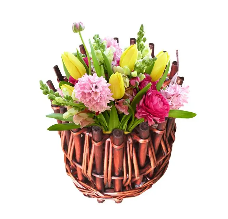 Креативный цветочный горшок ручной работы в стиле ретро корзина для цветов