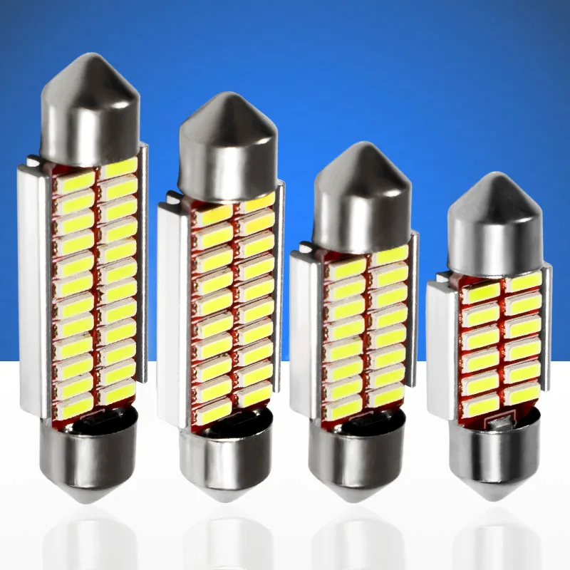 10 шт. автомобильные светодиодсветодиодный лампы 31 мм 36 39 41 C5W C10W 12 16 20 24 SMD 4014|smd
