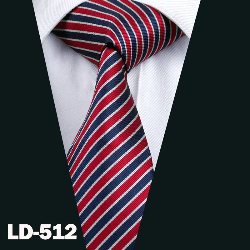 LD-512 29 Colors Classic Red Wedding Ties For Men Gifts Party Fashion Designer Gold Teal Solid Silk Men Neckties 8.5cm Dropshipping Tie - Цвет: LD-512