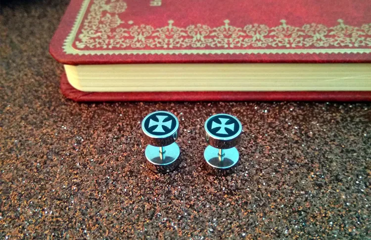 Мужские серьги гвоздики из титановой стали 1 шт.|Серьги-гвоздики| |