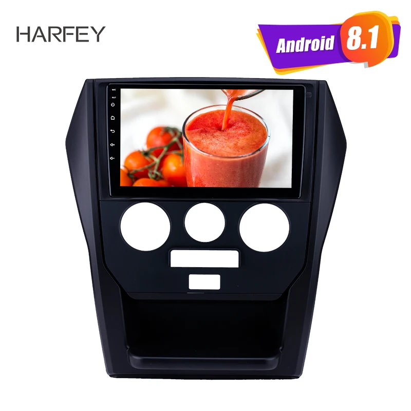 Harfey Android 9. 0 9 дюймов Автомобильный GPS радиоприемник для Mahindra Scorpio Manual A/C 2015 с