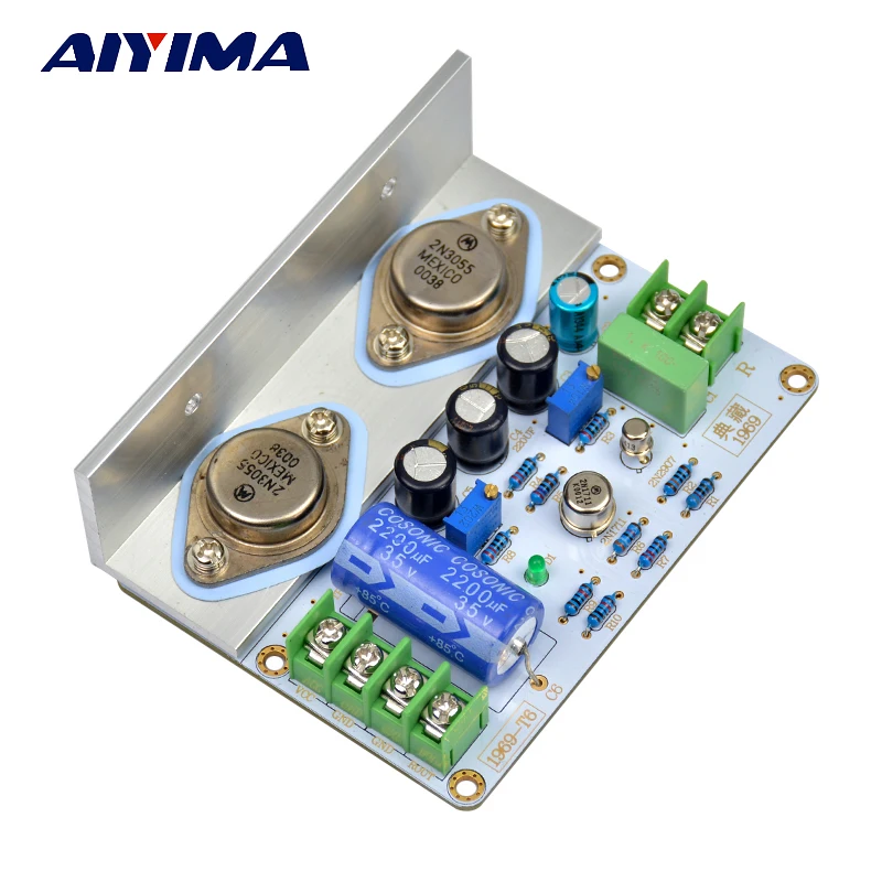 AIYIMA 1 шт.. 1969 класс A Усилитель мощности доска 10 15 Вт HiFi аудио Amplificador MOT/2N3055 PCB