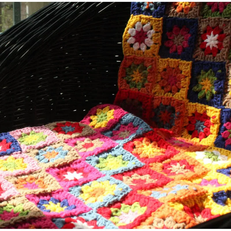 Красочная скатерть ручной работы ромашки сделай сам модный ковер покрывало для